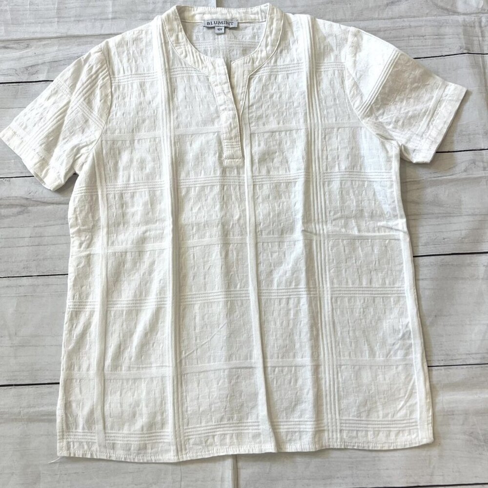 Blumint White Textured Shirt
